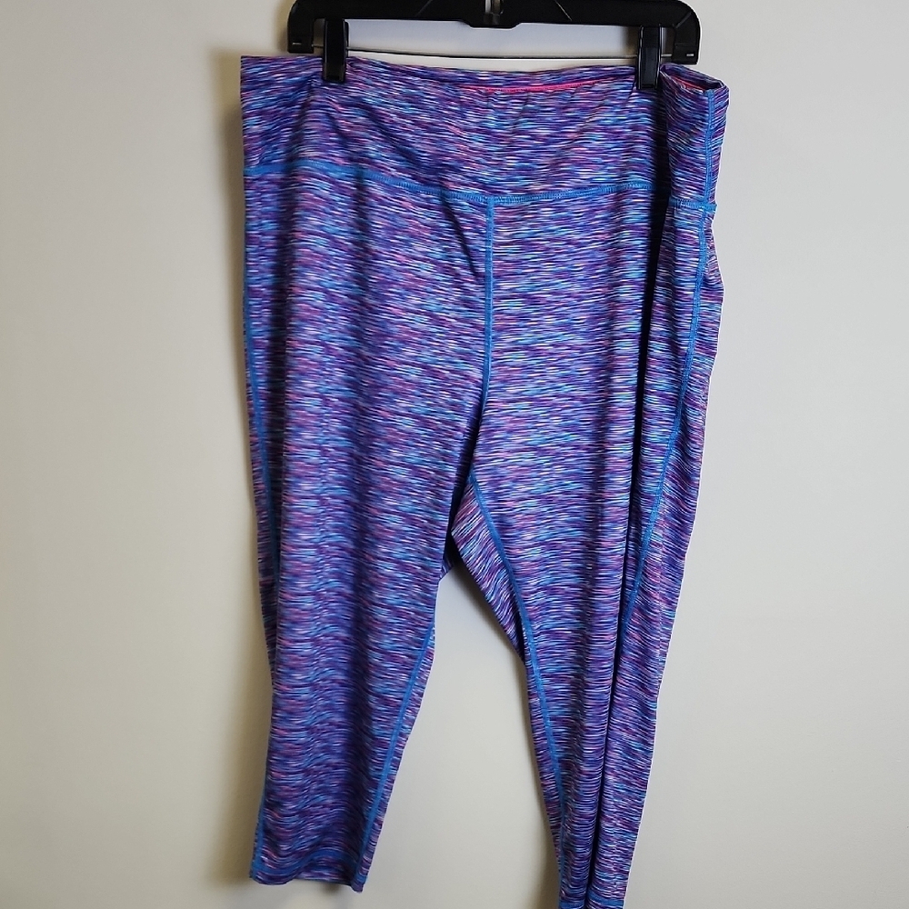 Pro Player Blue and Purple Leggings